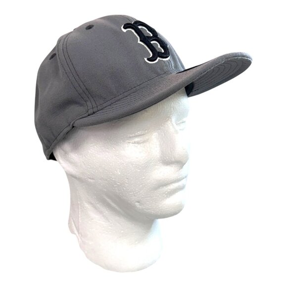 New Era Genuine Merchandise Boston Red Sox 59Fifty Fitted Hat Gray 7 1/2 Retro - Picture 7 of 11